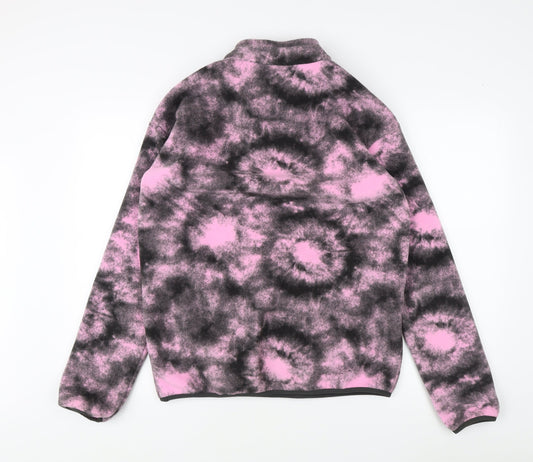 Champion Pink Tie-Dye Pullover Sweatshirt, Unisex M