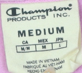 Champion Pink Tie-Dye Pullover Sweatshirt, Unisex M