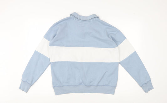 Abercrombie Kids Boys Blue & White Sweatshirt, Size 13-14
