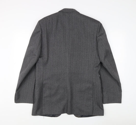 Van Heusen Men's Grey Regular Fit Blazer 40R