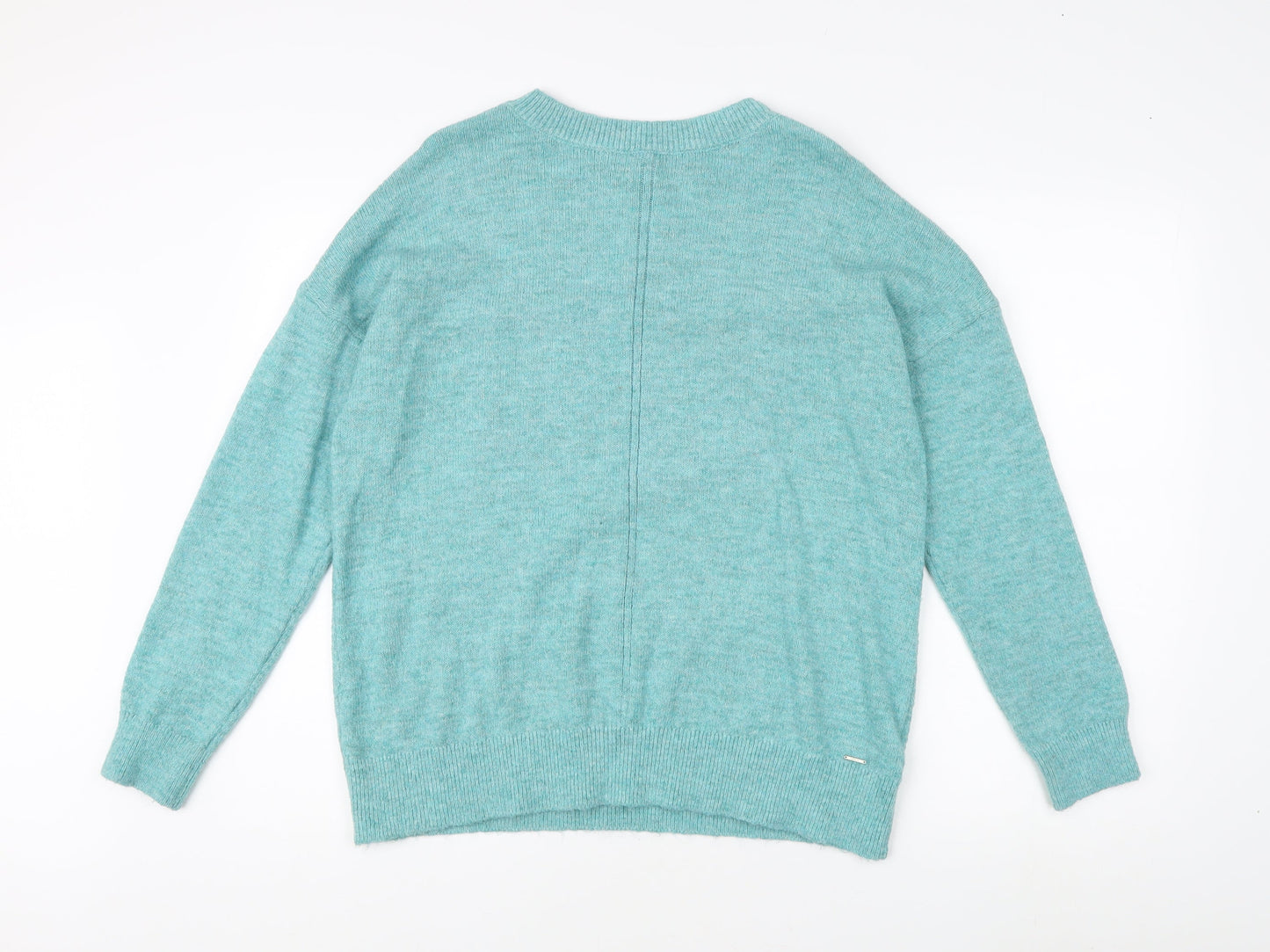s.Oliver Women's Blue Jumper Size 14 Crew Neck