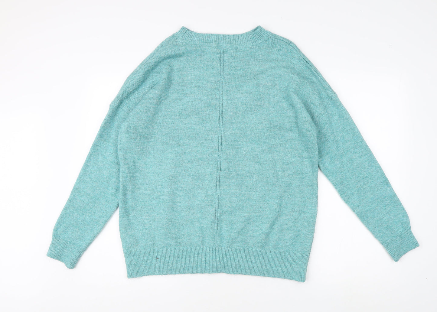 s.Oliver Women's Blue Jumper Size 14 Crew Neck