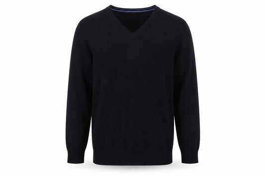 Austin Reed Men's Black V-Neck Pullover Jumper M