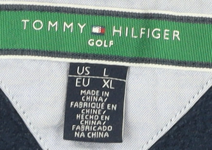 Tommy Hilfiger Men's Blue XL Full Zip Hoodie