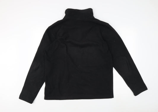The North Face Men's Black 1/4 Zip Fleece Sweatshirt Size L