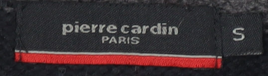 Pierre Cardin Men's Grey Striped Pullover Jumper, S