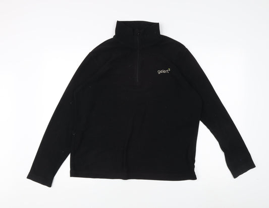 Gelert Men's Black Fleece Pullover Sweatshirt Size S