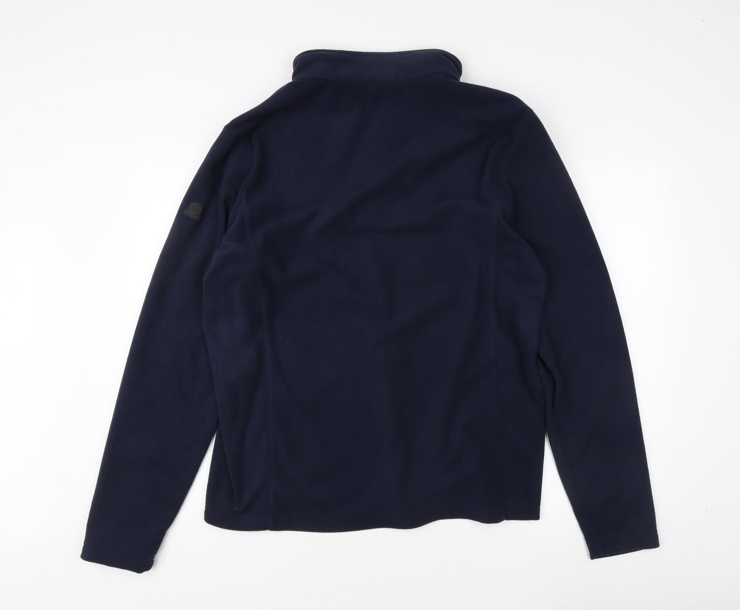 TOG24 Men's Blue 1/4 Zip Fleece Sweatshirt L