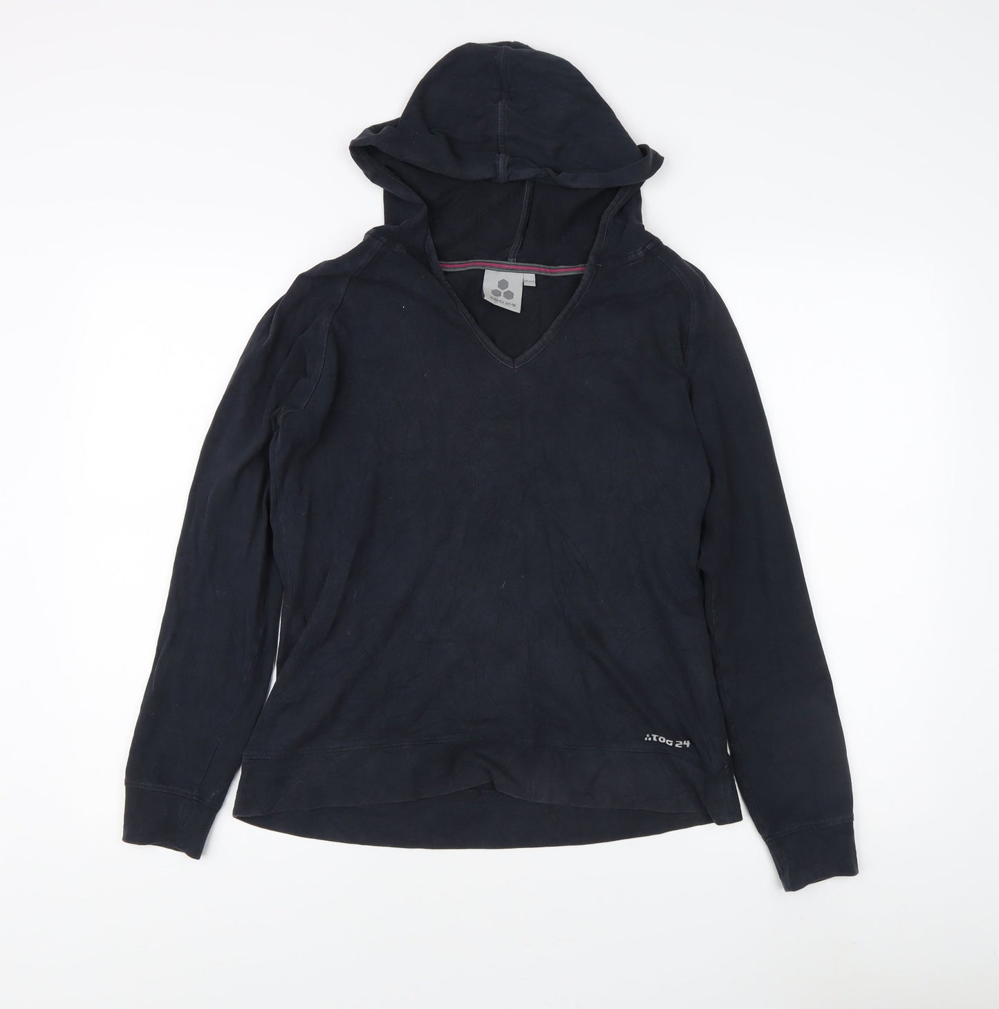 Womens UK 12 Regular Tog 24 Black Hoodie Hoodie