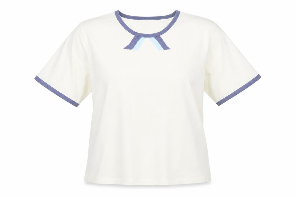 Womens UK Size M Jacques Vert Ivory Cotton T-Shirt
