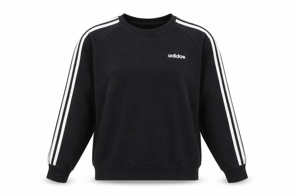 Womens UK XS Regular adidas Black Pullover Sweatshirt