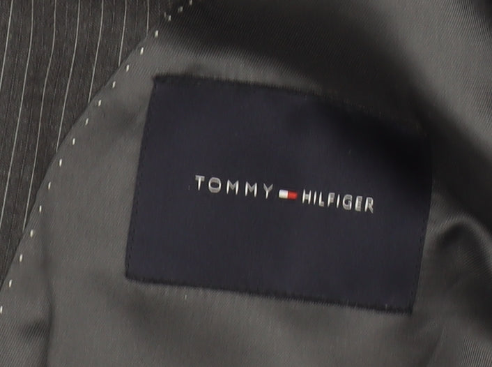 Tommy Hilfiger Men's Grey Suit Jacket - 38R, Business Formal