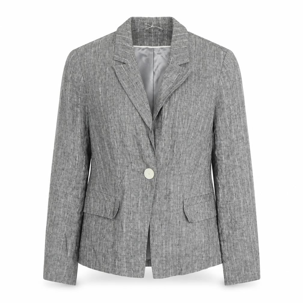 Marks and Spencer Grey Pinstripe Blazer Women’s Size 14