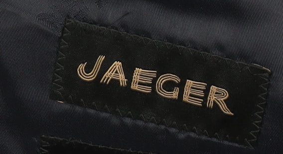 Jaeger Men's Blue Wool Blazer, Size 42R, Regular Fit