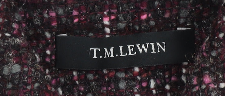 T.M. Lewin Women’s Multicoloured Tweed Coat Size 12
