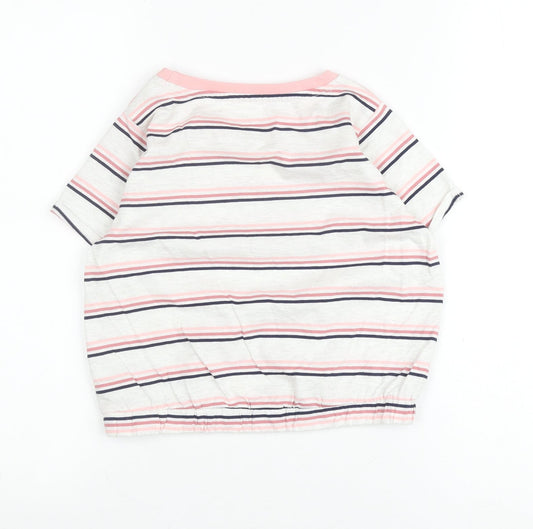 SoulCal & Co Girls' Pink Striped T-Shirt 11-12 Years