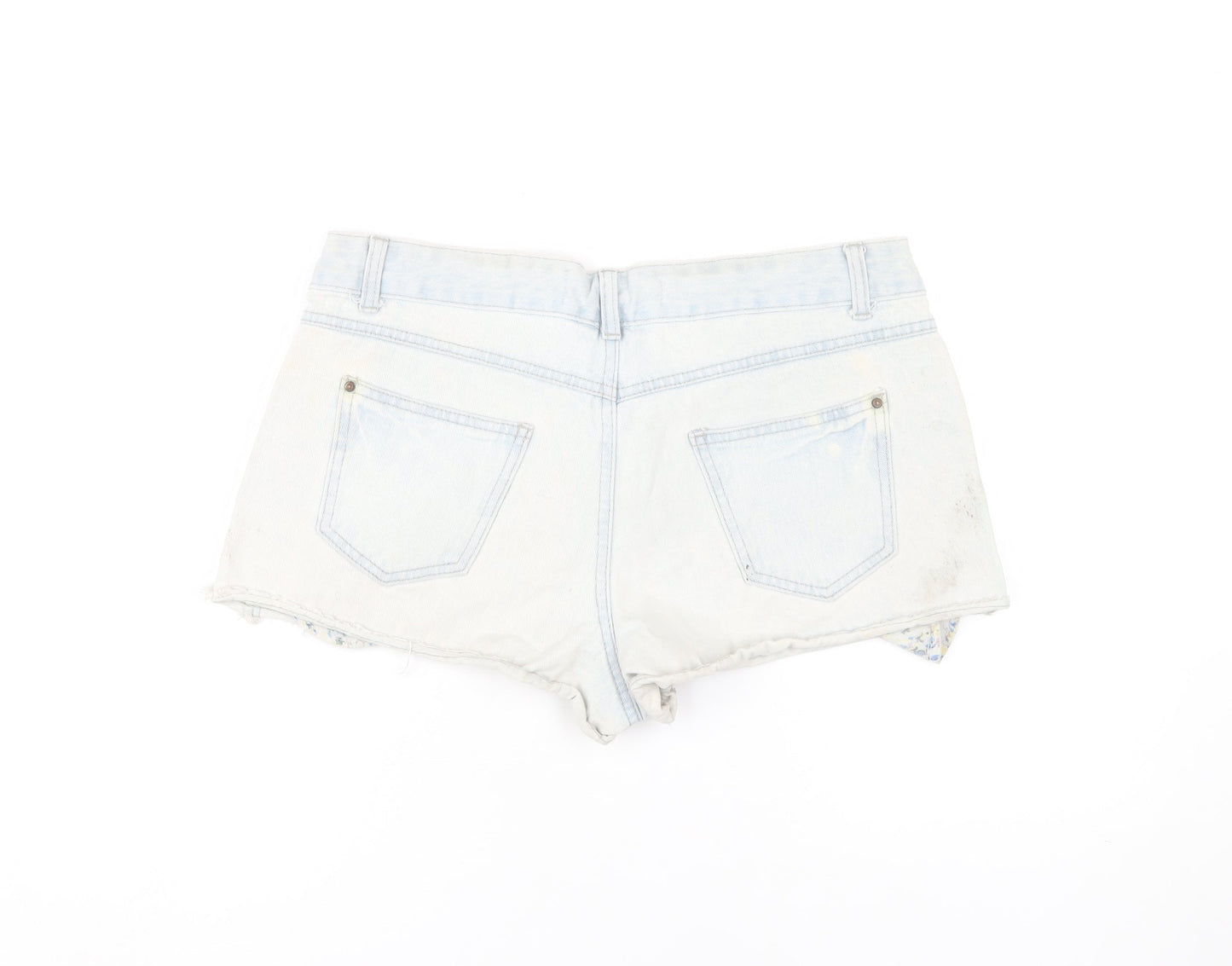 New Look Women's White Hot Pants Size 14