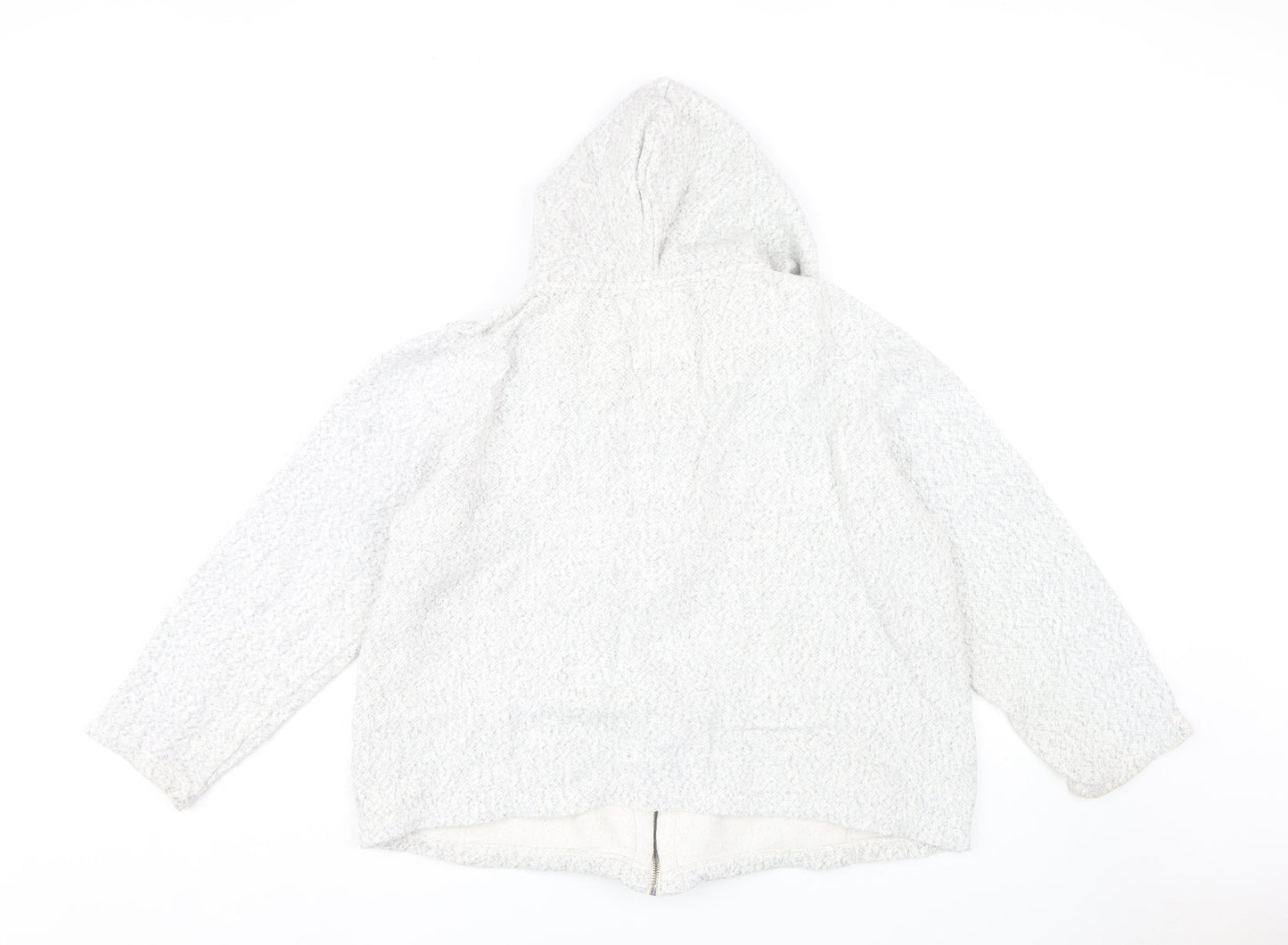 FatFace Women's Ivory Full Zip Hoodie Size 14