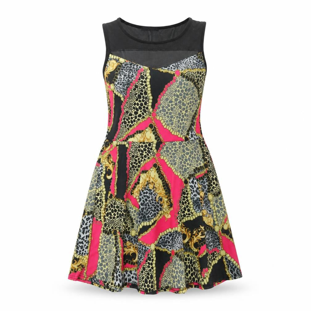Quiz Women's Multicoloured A-Line Dress, Size 14
