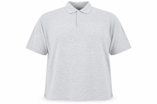 Hawkshead Sports Men's Grey XL Short Sleeve Polo
