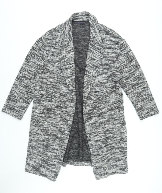 Marks and Spencer Grey Women's Mid-Length Open Cardigan