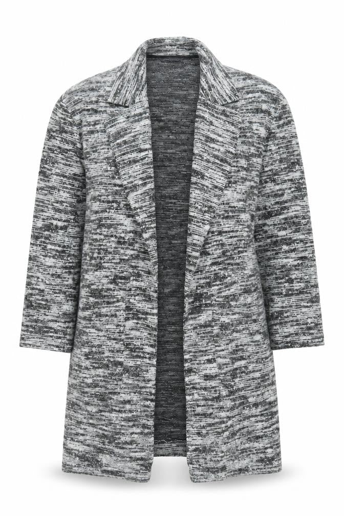 Marks & Spencer Grey Women's Mid-Length Open Cardigan
