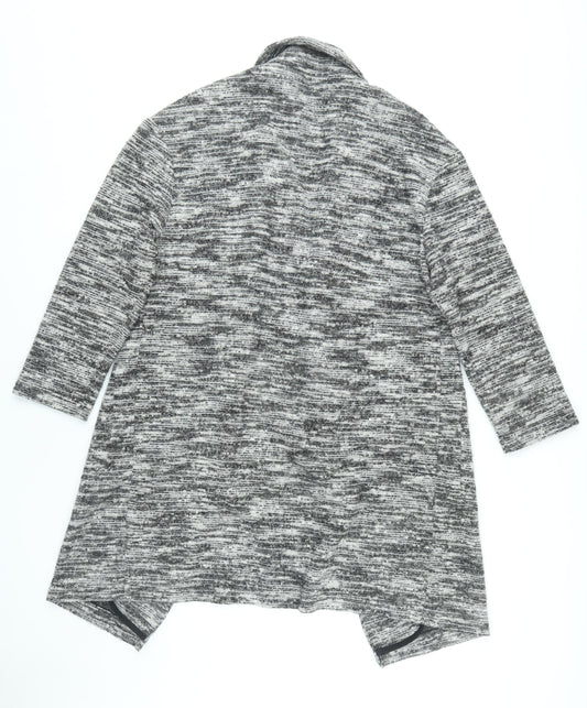 Marks and Spencer Grey Women's Mid-Length Open Cardigan