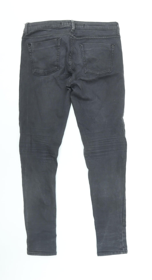 Topshop Women's Black Skinny Jeans Size 14