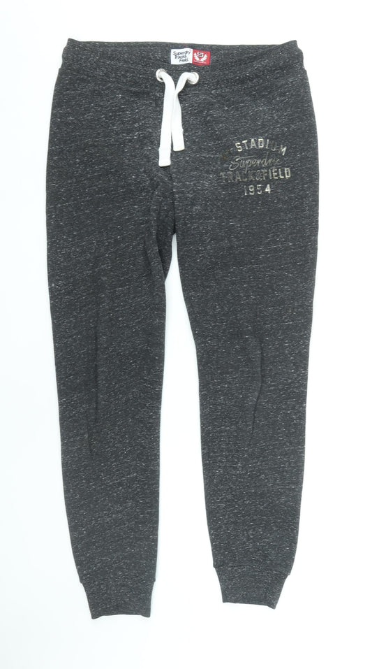 Superdry Women's Black Jogger Trousers Size 14