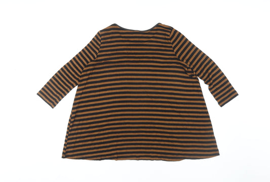 Stradivarius Women's XS Striped Tunic, Multicoloured
