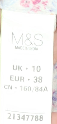 Marks and Spencer Women's Floral Tunic Blouse, Size 10