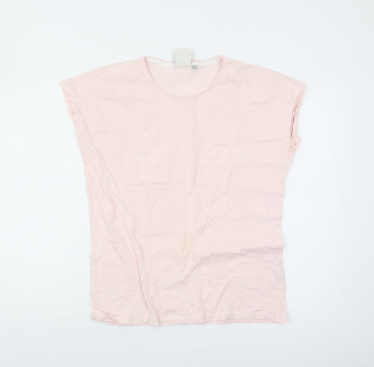 Weird Fish Pink Women's Cotton T-Shirt Size 12