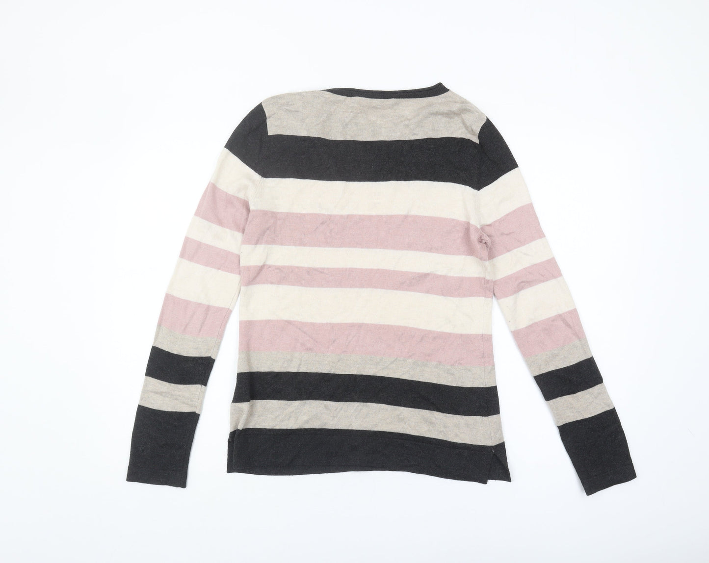 Betty Barclay Women's Multicoloured Striped Pullover Jumper - Size 8