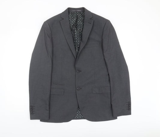 Next Men's Grey Suit Jacket, Size 38 Regular Fit