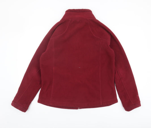 Craghoppers Women's Red Fleece Jacket Size 10 Casual