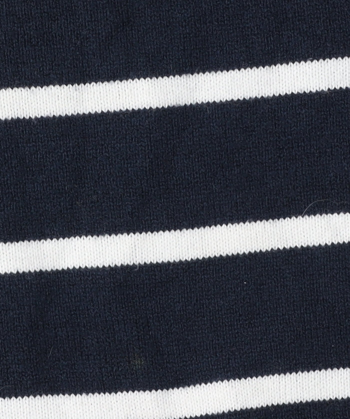 Marks and Spencer Women's Blue Striped Pullover Jumper