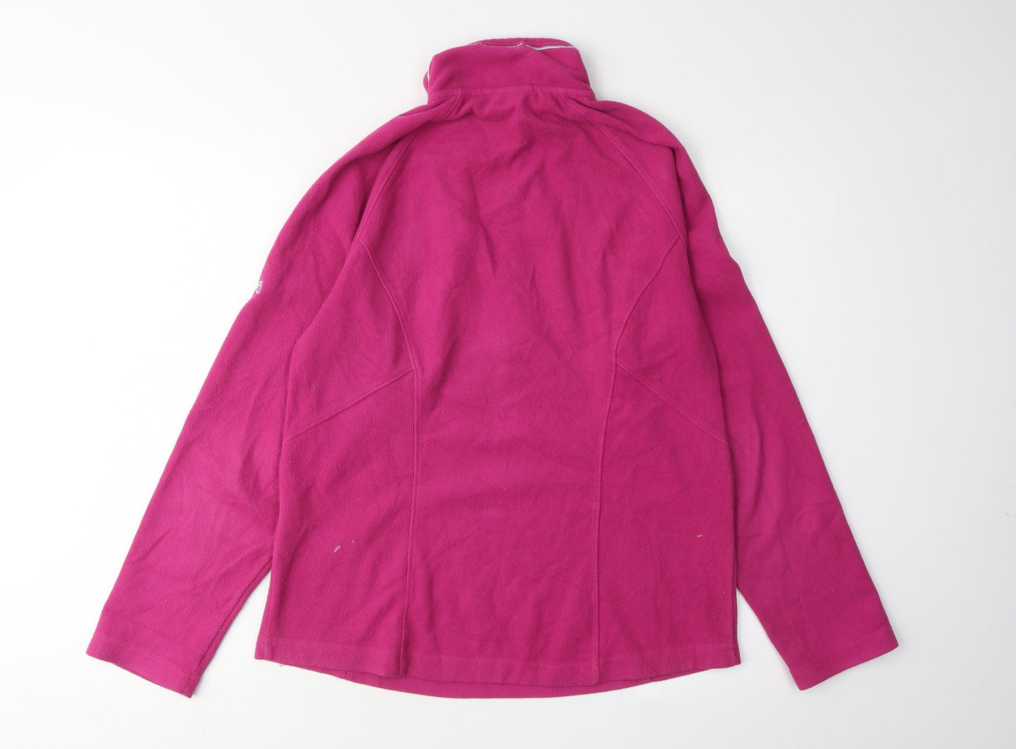 Craghoppers Women's Pink High Neck Fleece Sweatshirt Size 10