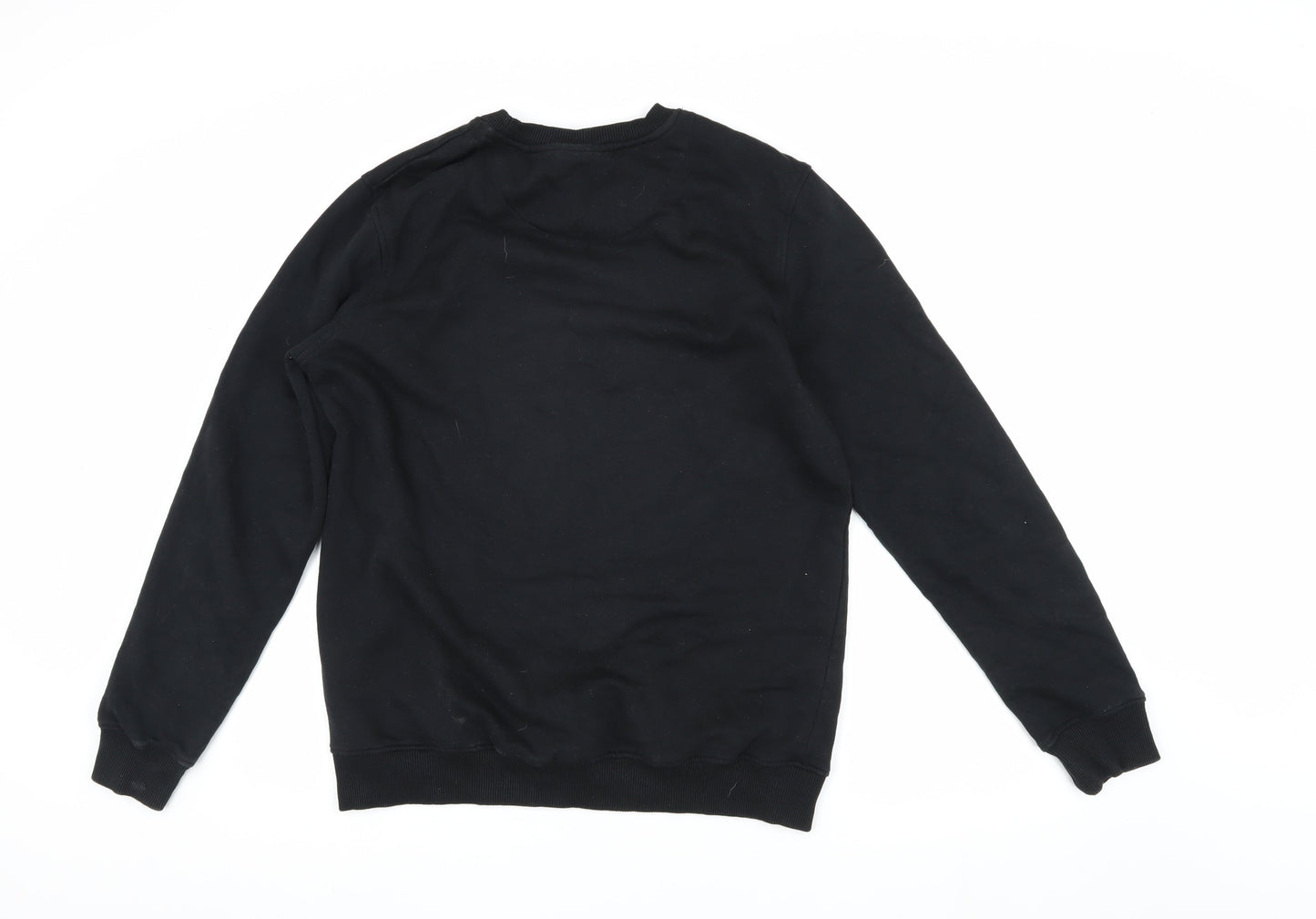 Coca-Cola Men's Black Graphic Pullover Sweatshirt, M