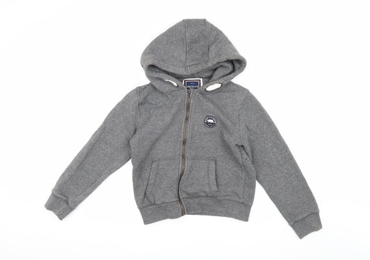 SoulCal & Co Boys Grey Hoodie Jacket 13 Years