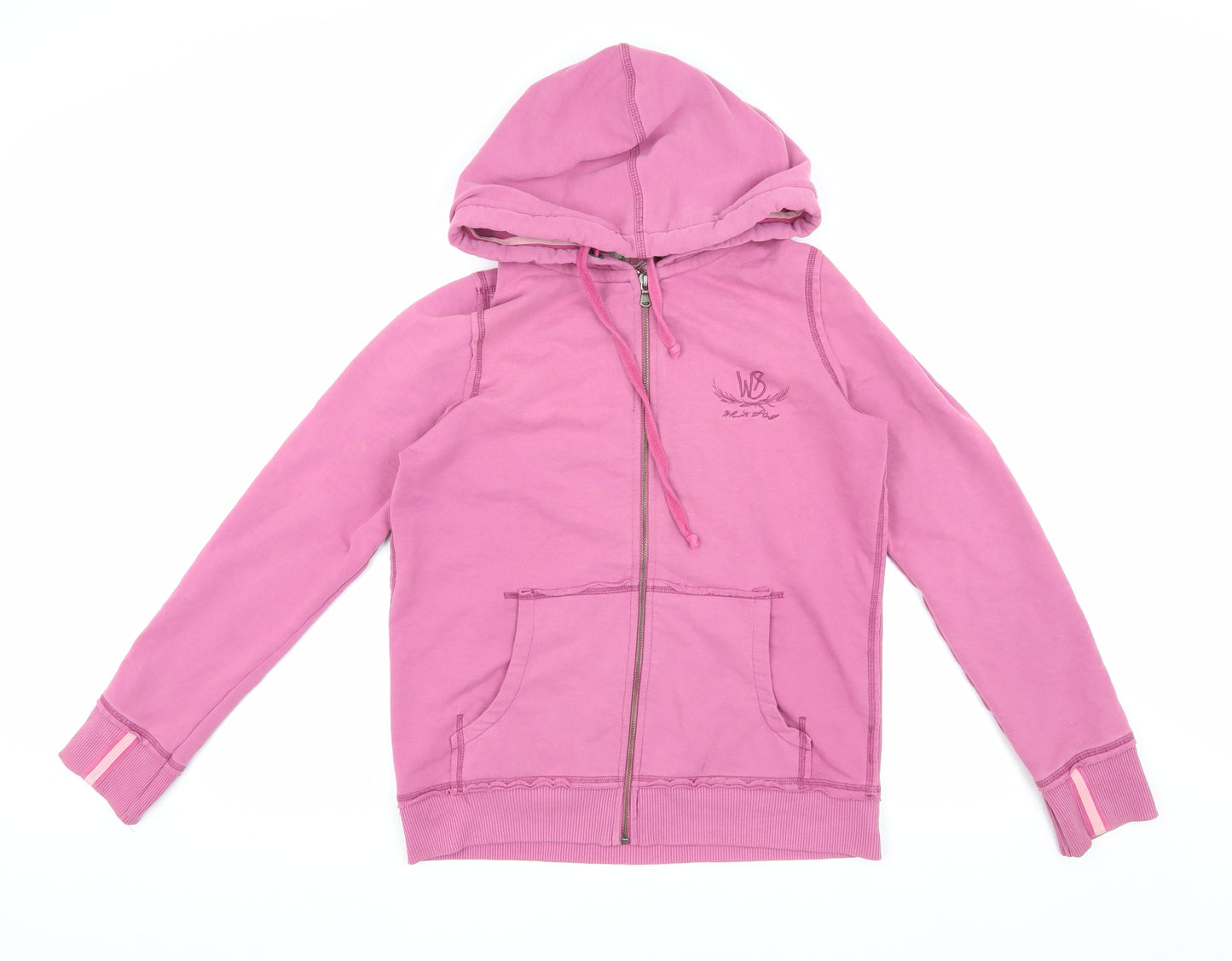 White Stuff Women's Pink Hooded Jacket, Size 12