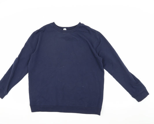 Decathlon Men's Blue Pullover Sweatshirt L