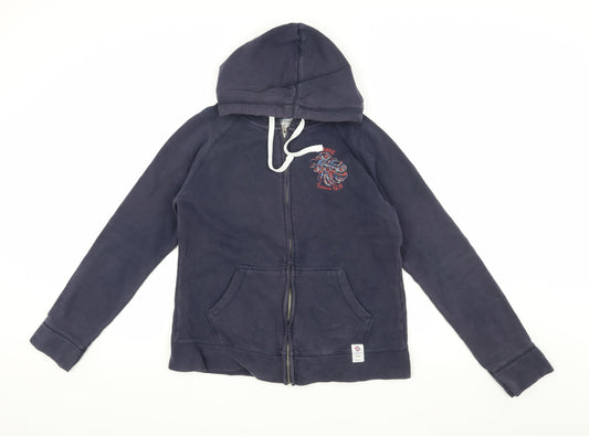 Next Women’s Blue Hooded Jacket Size 10 Casual