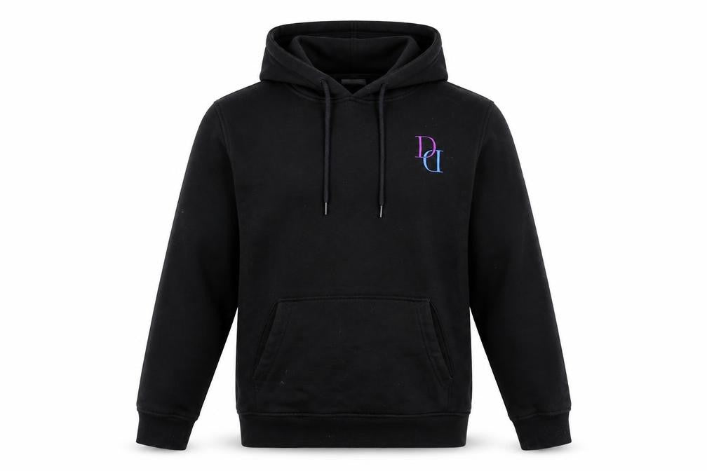 Dreams Mens Black Butterfly Hoodie S