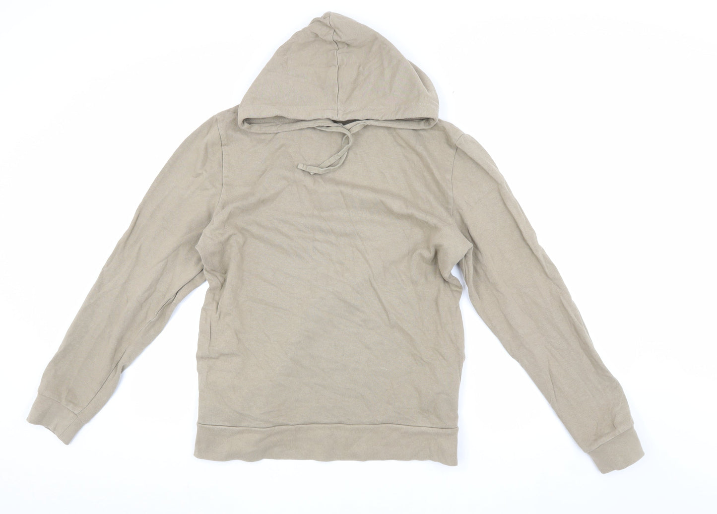 ASOS Men's Beige Pullover Hoodie Small