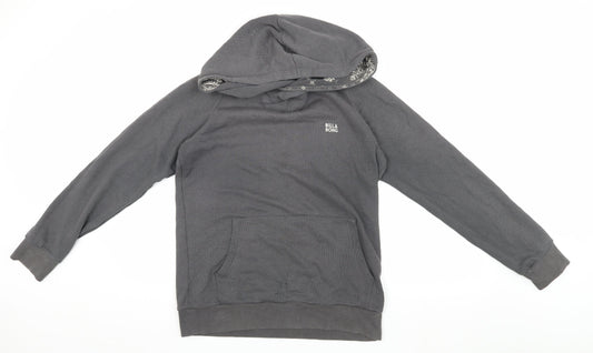 Billabong Women's Grey S Pullover Hoodie with Logo