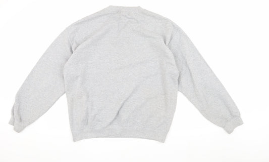 Hearts & Bows Unisex Grey Pullover Sweatshirt L