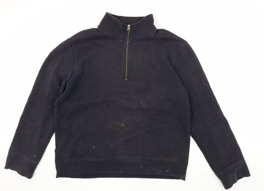 Gap Men's Black XL Pullover Fleece Sweatshirt