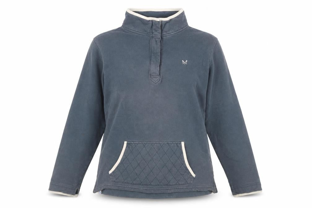Crew Clothing Women's Blue Pullover Sweatshirt 12