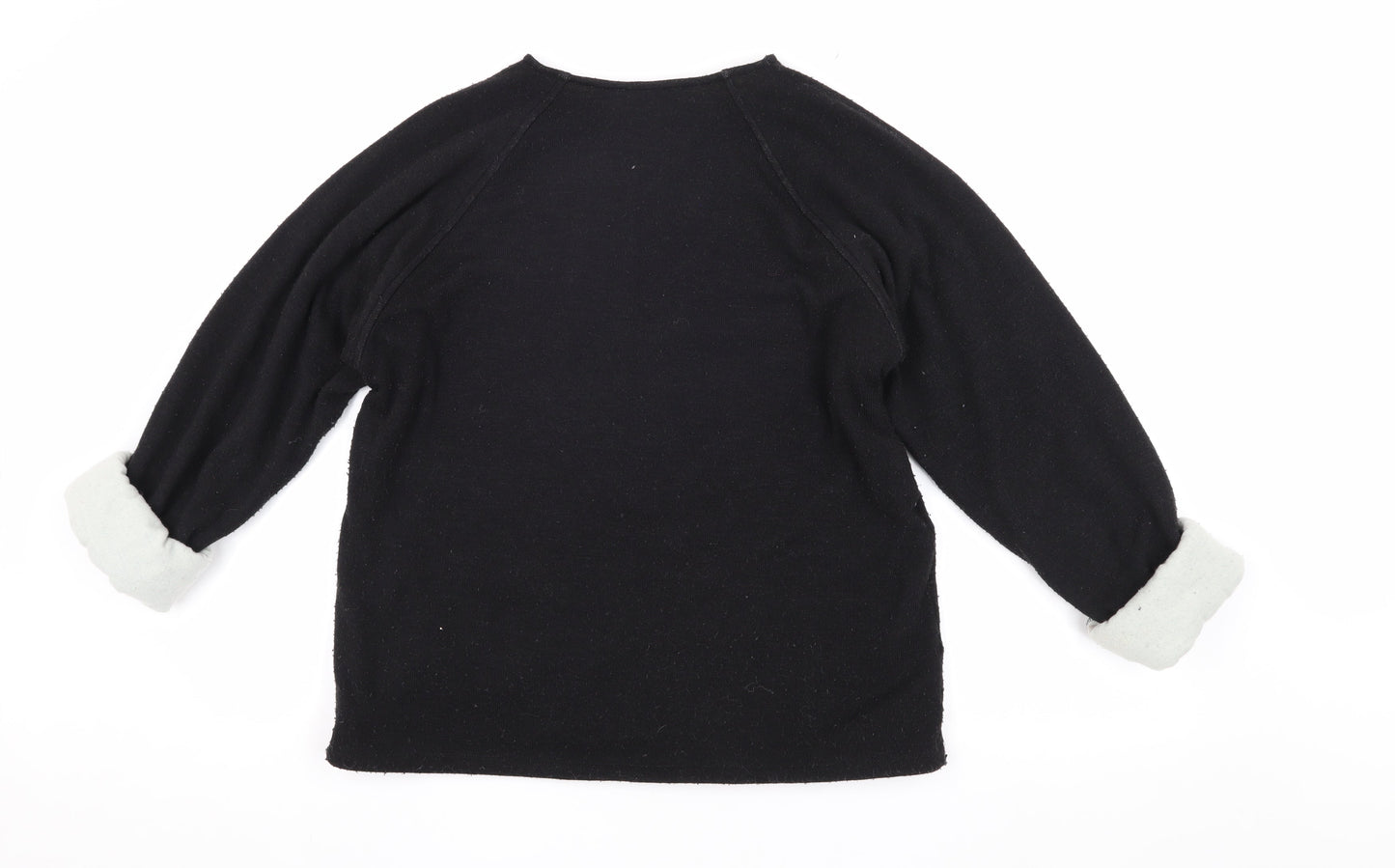 Zara Women's Black Pullover Jumper, Size S