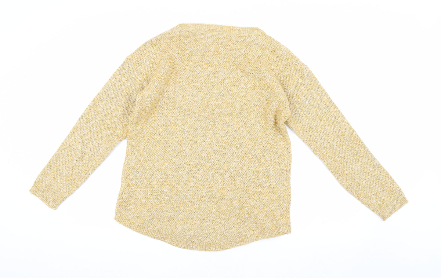 Fat Face Women's Yellow Knit Pullover Jumper L